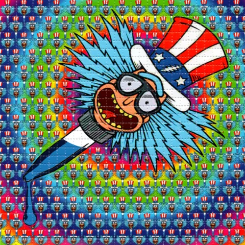 Rick and Morty Uncle Sam LSD Tabs