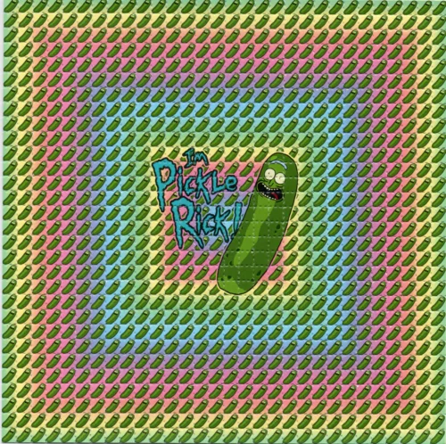 Rick and Morty Pickle LSD Tabs