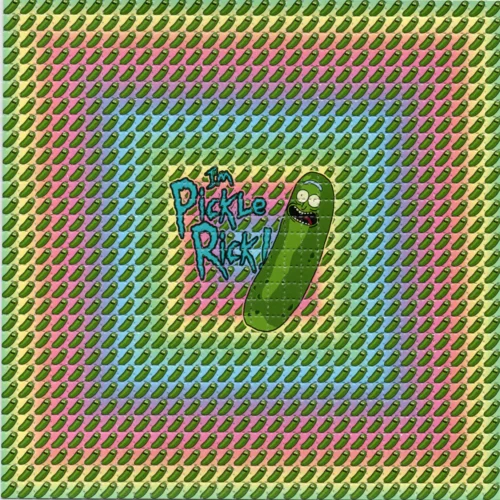 Rick and Morty Pickle LSD Tabs