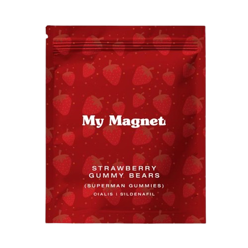 Superman Gummies – Strawberry – Cialis 10MG | Sildenafil 100MG | My Magnet